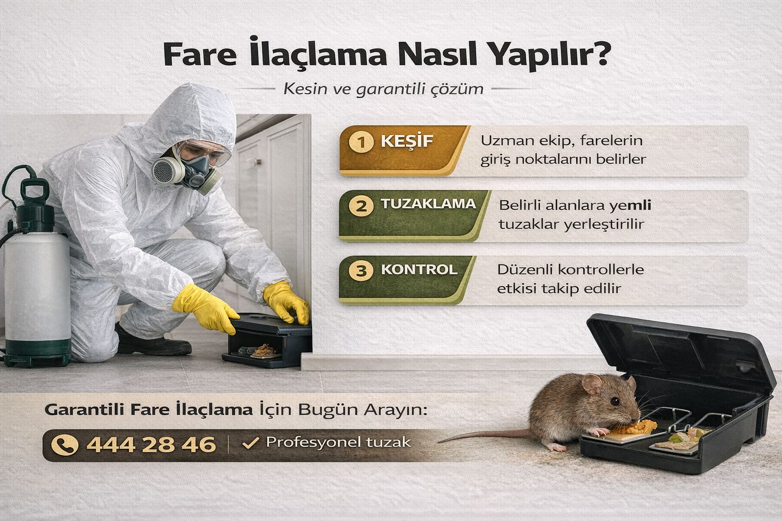 Fare İlaçlama Nasıl Yapılır