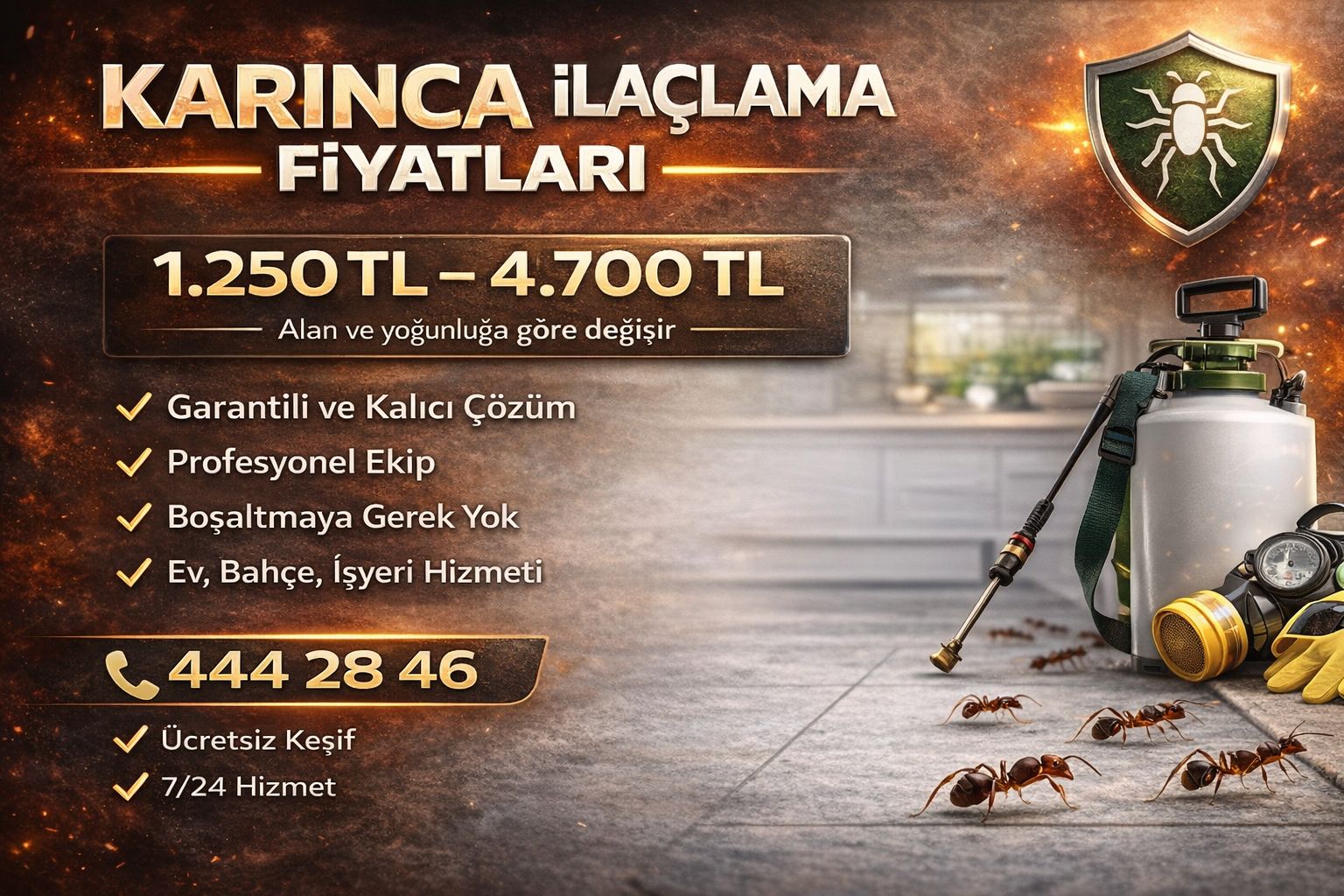 Karınca İlaçlama Fiyatları