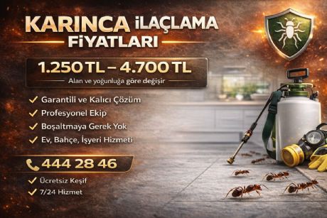 Karınca İlaçlama Fiyatları